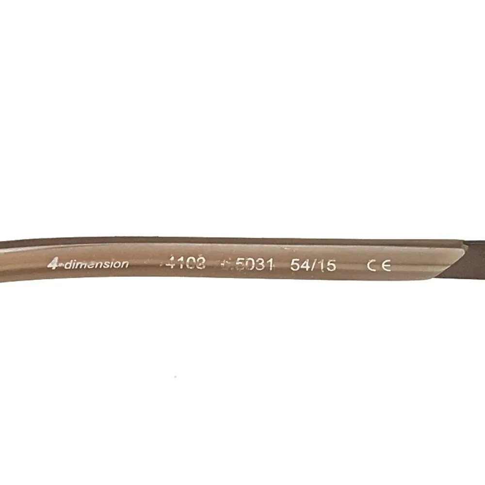 Prodesign Denmark Eyeglasses Frames 4102 5031 Brown Rectangular 54-15-135